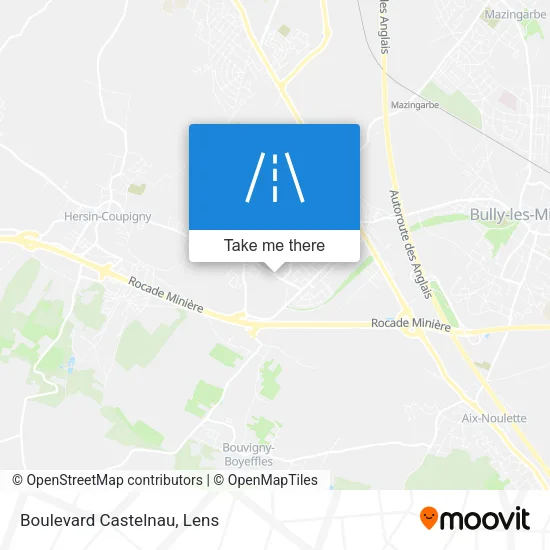 Boulevard Castelnau map