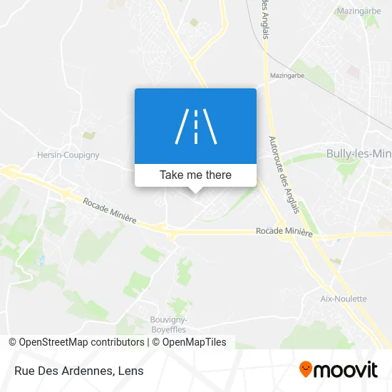 Rue Des Ardennes map