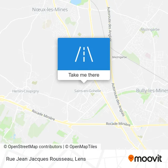 Rue Jean Jacques Rousseau map