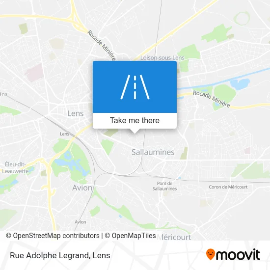 Rue Adolphe Legrand map