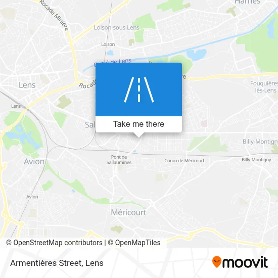 Rue D'Armentières map