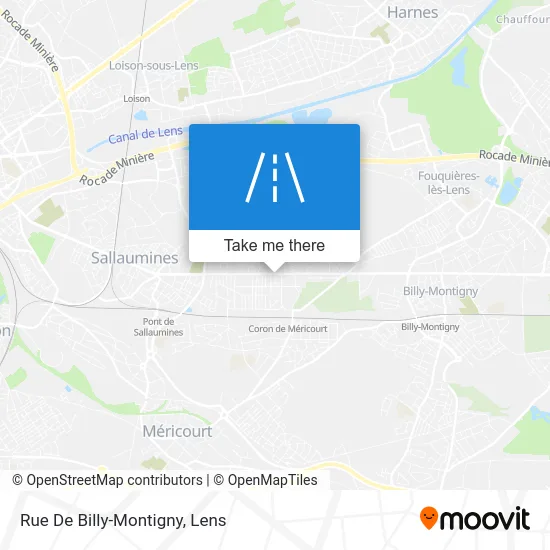 Rue De Billy-Montigny map