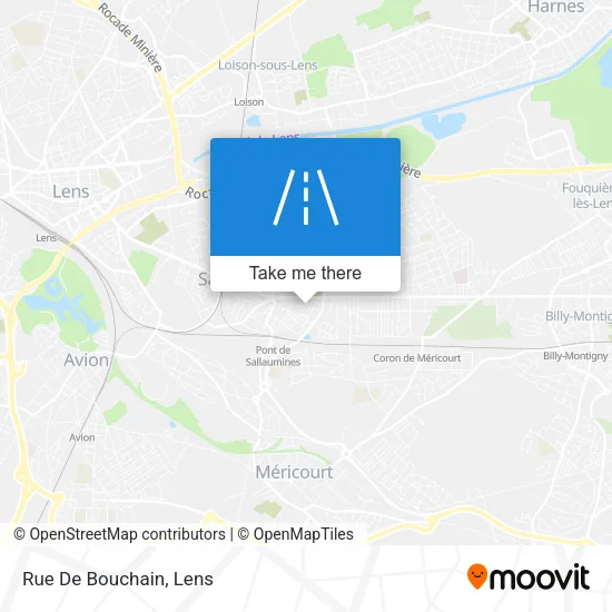 Rue De Bouchain map