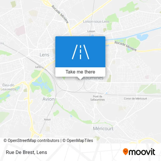 Rue De Brest map