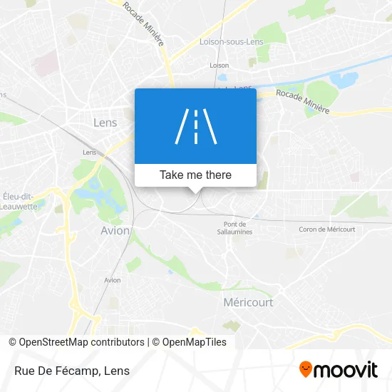 Rue De Fécamp map