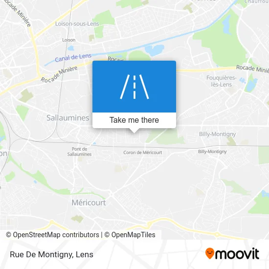 Rue De Montigny map