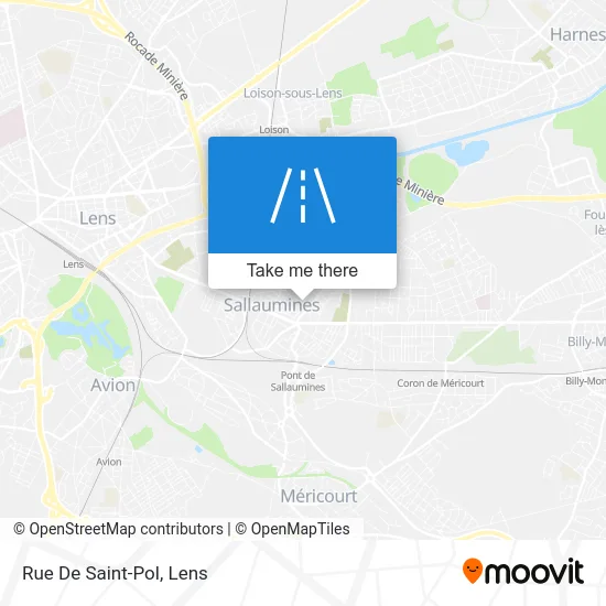 Mapa Rue De Saint-Pol