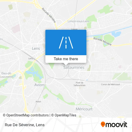 Rue De Séverine map