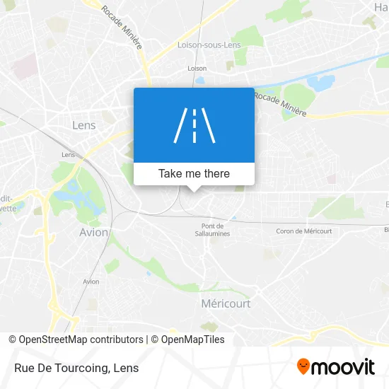 Rue De Tourcoing map