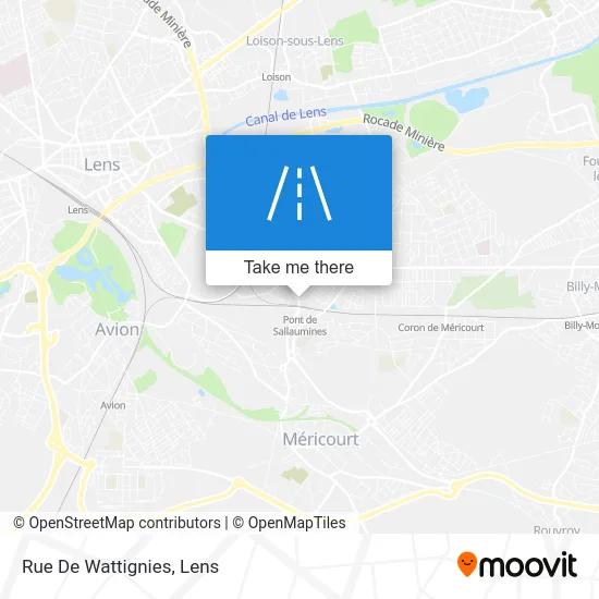 Rue De Wattignies map