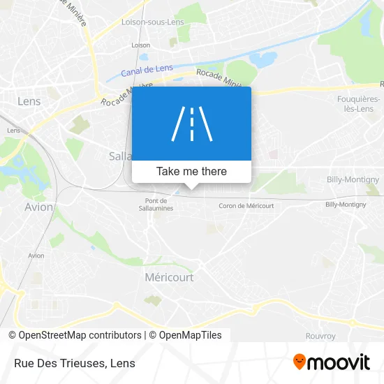 Rue Des Trieuses map
