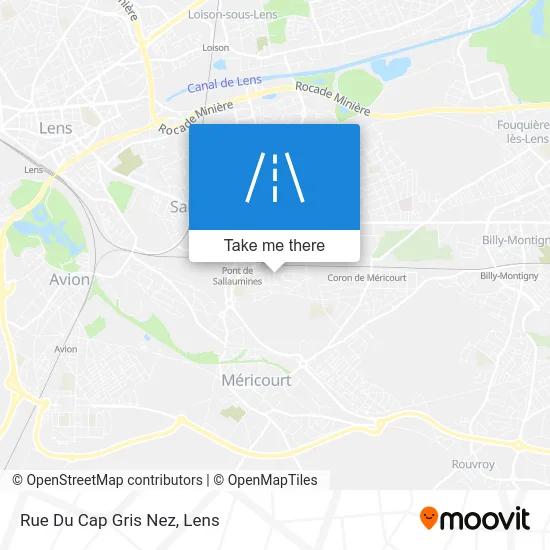 Rue Du Cap Gris Nez map