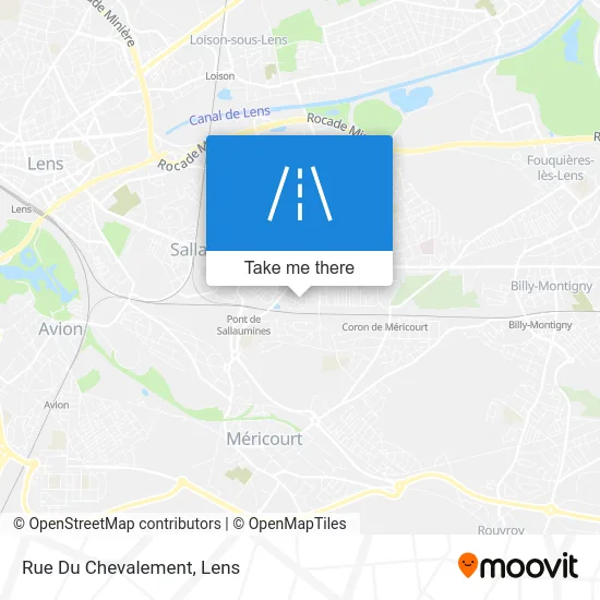 Rue Du Chevalement map