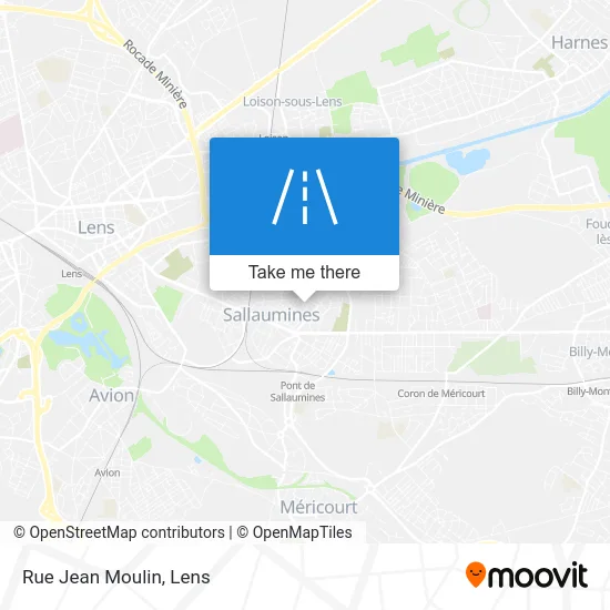 Mapa Rue Jean Moulin
