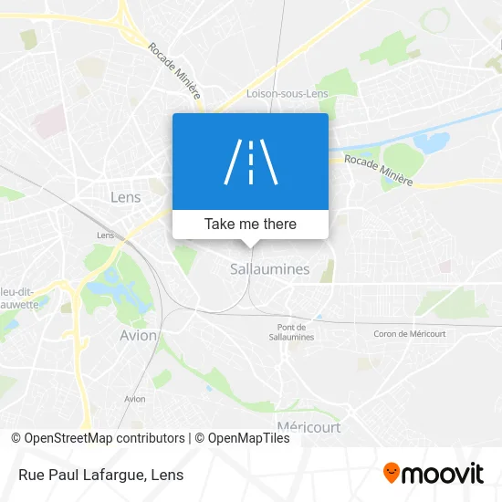 Rue Paul Lafargue map