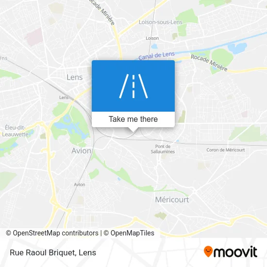 Rue Raoul Briquet map