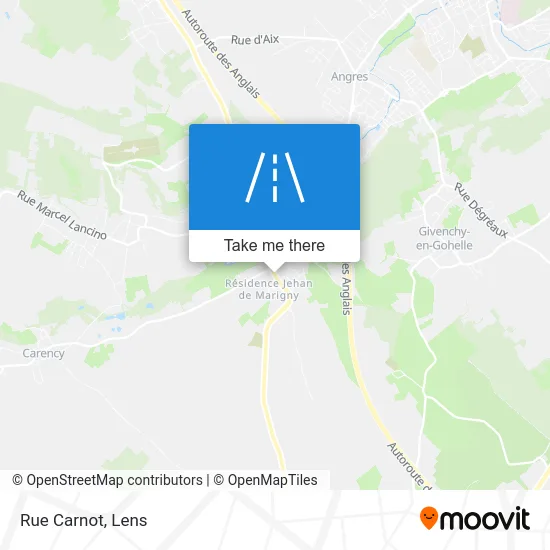 Mapa Rue Carnot