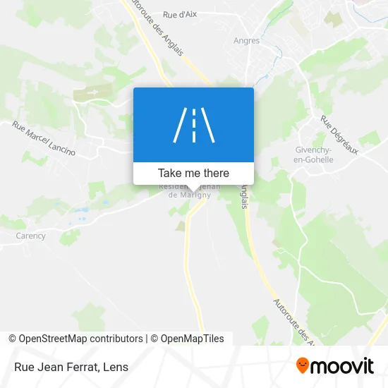 Mapa Rue Jean Ferrat