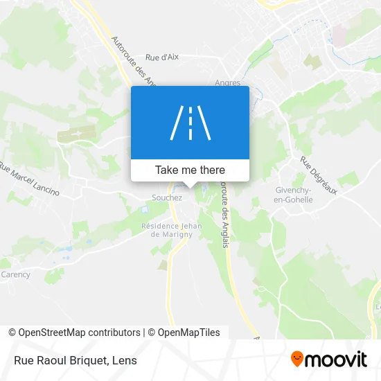 Rue Raoul Briquet map