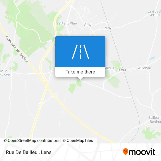 Mapa Rue De Bailleul