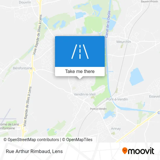 Mapa Rue Arthur Rimbaud