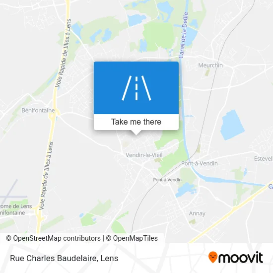Rue Charles Baudelaire map
