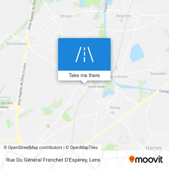 Rue Du Général Franchet D'Espèrey map