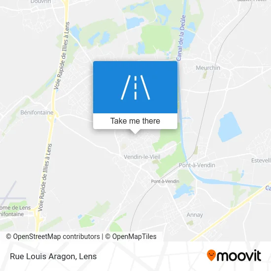 Rue Louis Aragon map