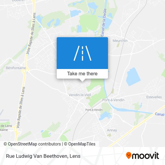 Rue Ludwig Van Beethoven map