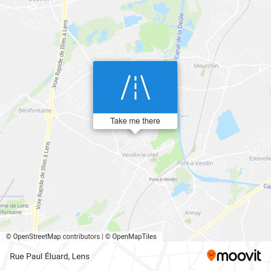 Rue Paul Éluard map
