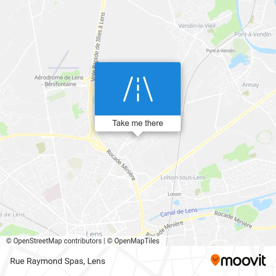 Rue Raymond Spas map