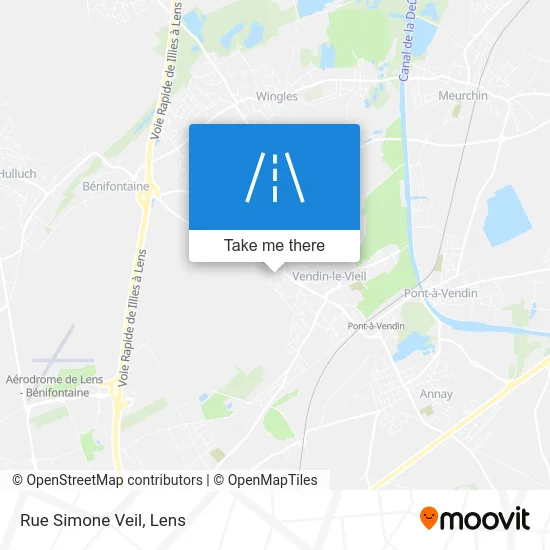 Mapa Rue Simone Veil