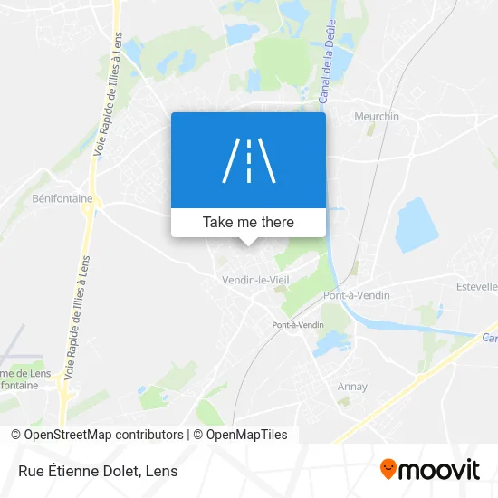 Rue Étienne Dolet map