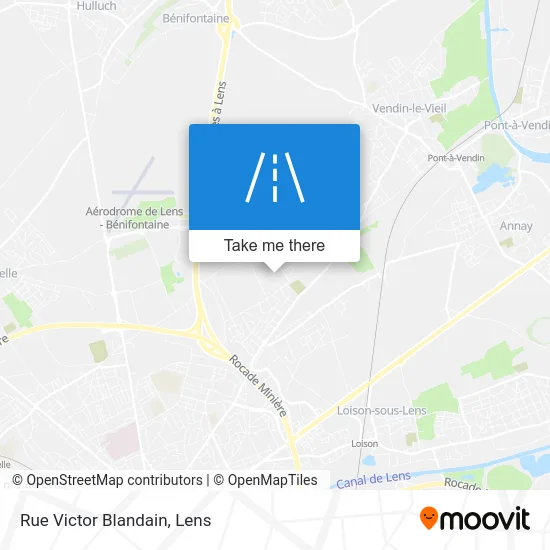 Rue Victor Blandain map