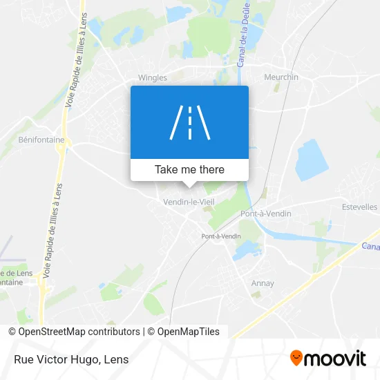 Rue Victor Hugo map