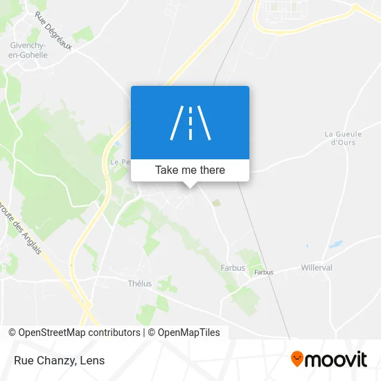 Mapa Rue Chanzy