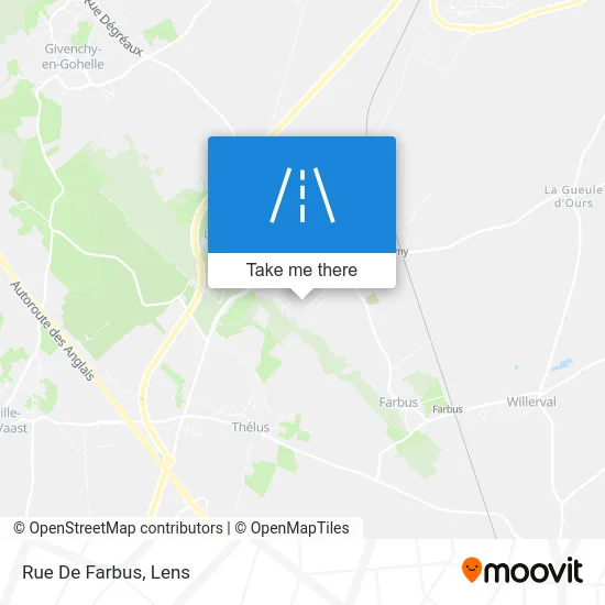 Rue De Farbus map