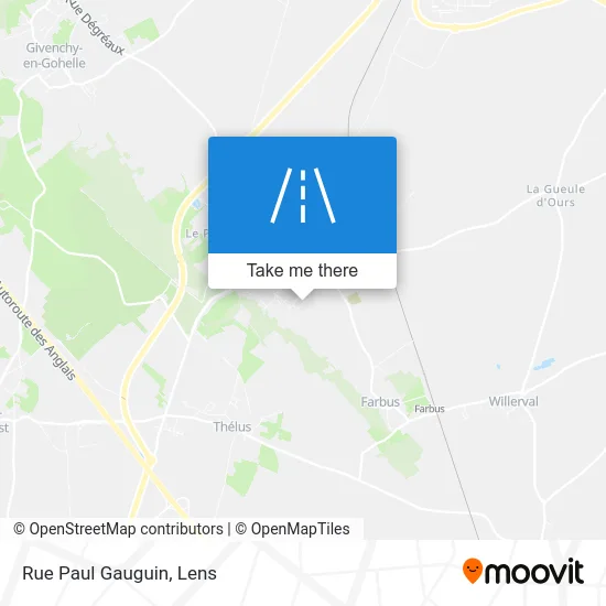 Rue Paul Gauguin map
