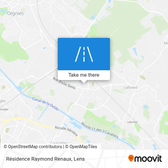 Résidence Raymond Renaux map