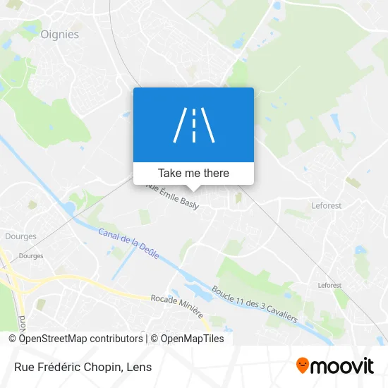 Rue Frédéric Chopin map