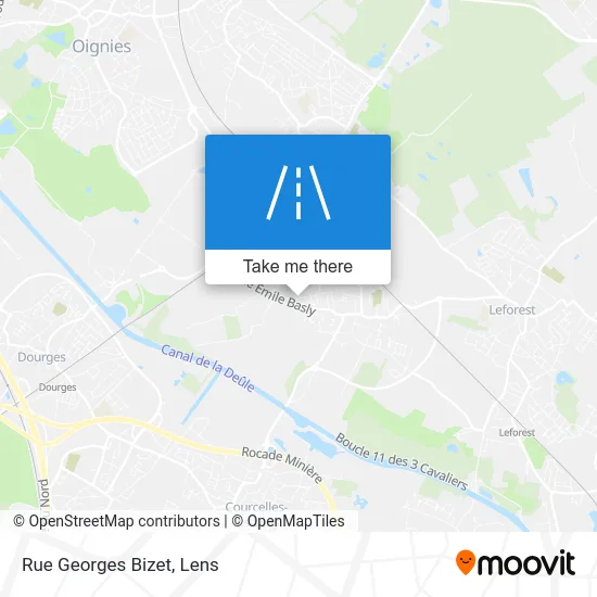 Rue Georges Bizet map