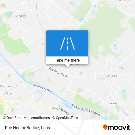 Rue Hector Berlioz map