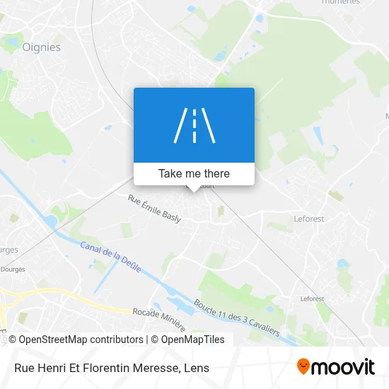 Rue Henri Et Florentin Meresse map