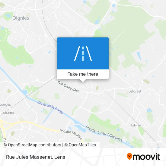 Rue Jules Massenet map