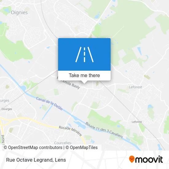Rue Octave Legrand map