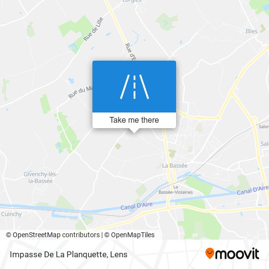 Impasse De La Planquette map