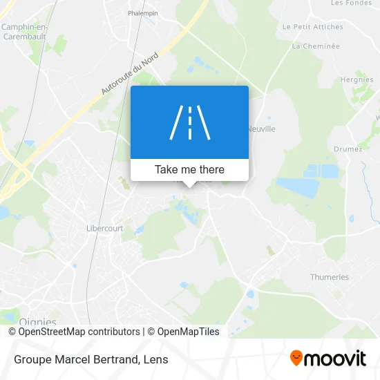 Groupe Marcel Bertrand map