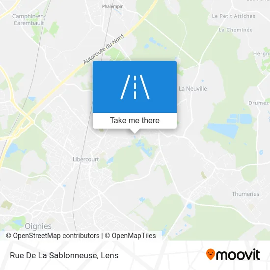 Rue De La Sablonneuse map