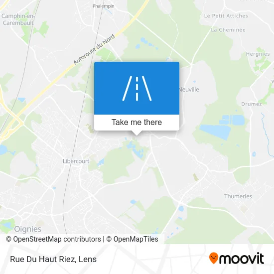 Rue Du Haut Riez map