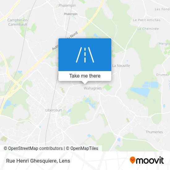 Rue Henri Ghesquiere map